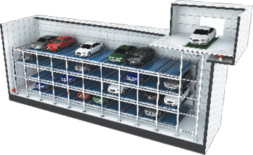 Universal type car parking systems