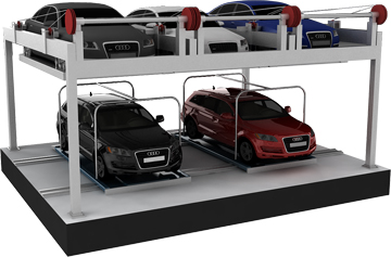 Automated puzzle type of car parking systems